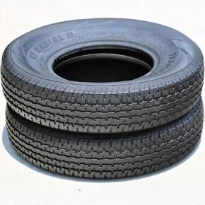 مجموعة من 2 (اثنين) Transeagle ST Radial II إطارات شعاعية ممتازة بحزام فولاذي - ST205/75R14 205/75/14 205/75-14 109/104N نطاق التحميل E LRE 10 طبقات BSW جدار جانبي أسود in Kuwait