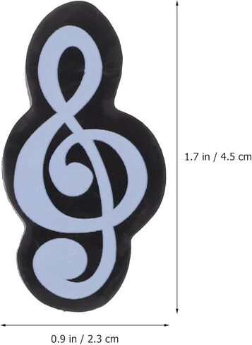 Pack of 20 Erasers with Music Symbols, Cute Erasers in The Shape of Musical Notes with Music Motif, for Notes in The Classroom in Saudi Arabia