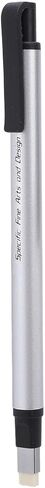 Acouto High Accuracy Mechanical Eraser Pen - Plastic Casing for Precise Erasing in School & Office, (Silver) in Saudi Arabia