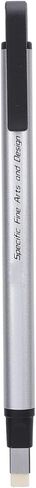 Acouto High Accuracy Mechanical Eraser Pen - Plastic Casing for Precise Erasing in School & Office, (Silver) in Saudi Arabia
