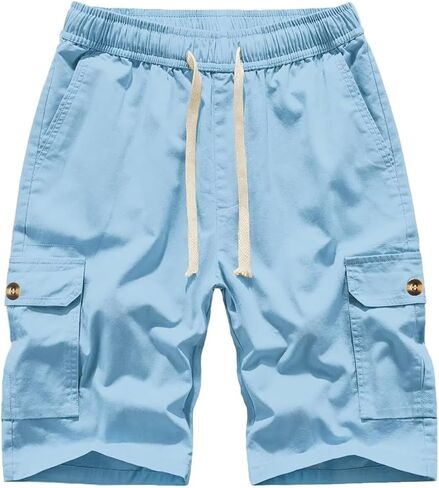 شورت Msmsse نسائي Cargo برمودا شورت صيفي كاجوال برباط بطول الركبة للنساء in Kuwait