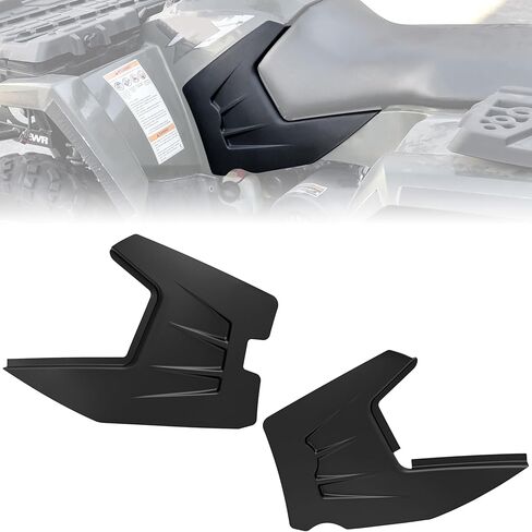 لوحات جانبية يسار ويمين من SAUTVS مع مجموعة رقائق معدنية لـ Polaris Sportsman 800 700 500 2006 2007، لوحات حماية لوحة جانبية سوداء لملحقات Polaris Sportsman 800 700 500 2006-2007 in Saudi Arabia