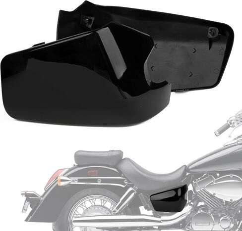 غطاء بطارية جانبي من PSLER لغطاء بطارية VT750 لـ Shadow Aero 750 VT750C VT750C2 2004-2013 (أسود) in Kuwait