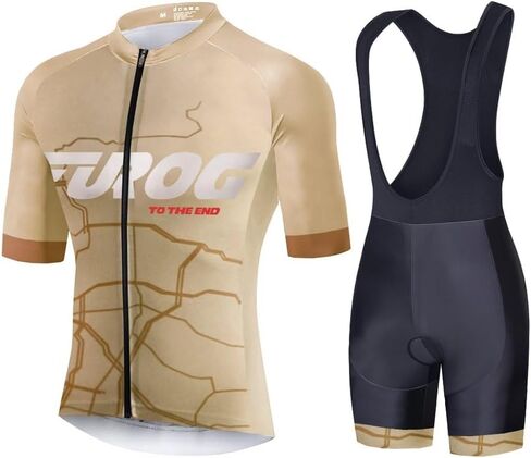 UGLY FROG MTB Men's Suits Cycling Jersey Set Short Sleeve Bicycle Shirt and Padded Bib Shorts in Saudi Arabia