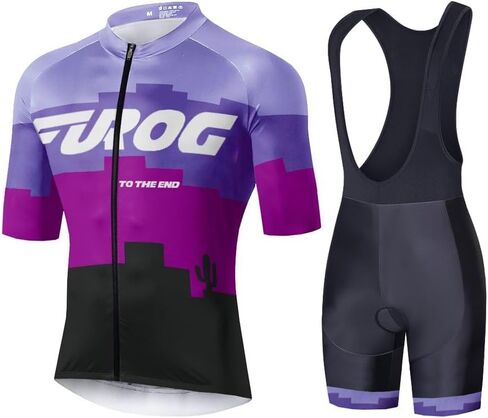 UGLY FROG MTB Men's Suits Cycling Jersey Set Short Sleeve Bicycle Shirt and Padded Bib Shorts in Saudi Arabia