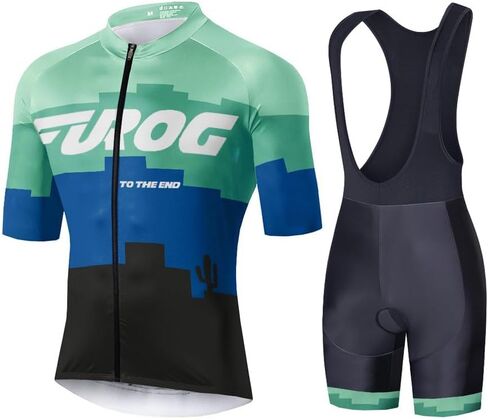 UGLY FROG MTB Men's Suits Cycling Jersey Set Short Sleeve Bicycle Shirt and Padded Bib Shorts in Saudi Arabia