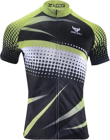 طقم جيرسي لركوب الدراجات للرجال - قميص عاكس للضوء سريع الجفاف لركوب الدراجات وسروال قصير مبطن ثلاثي الأبعاد لركوب الدراجات in Kuwait