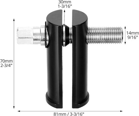 QWORK Bearing Removal Tool, Bearing Puller, Neck Bearing Race Remover - for 1-1/8" to 2-5/8" Inner Diameter Races in Saudi Arabia