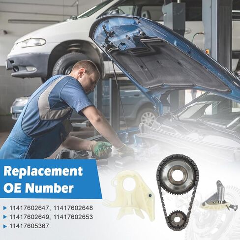 Oil Pump Drive Chain Kit for BMW 228i/320i/X3/X5 N20/N26 2012-2017 2.0L Turbo Replace# 11417602647 11417602648 11417602649 11417602653 in Saudi Arabia