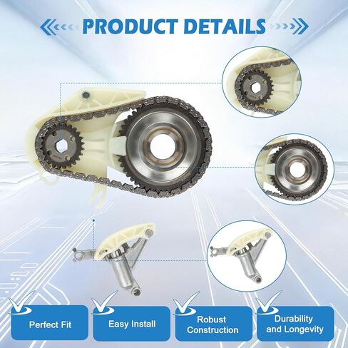 Oil Pump Drive Chain Kit for BMW 228i/320i/X3/X5 N20/N26 2012-2017 2.0L Turbo Replace# 11417602647 11417602648 11417602649 11417602653 in Saudi Arabia