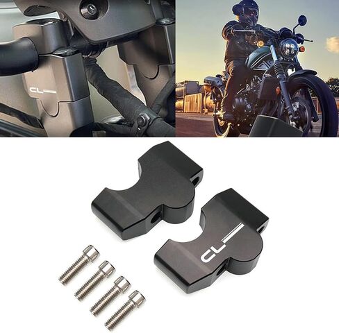 For CL300 CL500 CL 500 Handlebar Riser Clamp Adapter Handlebar Lifter Motorcycle Accessories CL300 CL500 CL 500 2024 2025 in Saudi Arabia