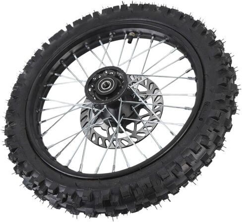 Bike Front Wheel Rim Tire Assembly 14 Inch Front Wheel Rim Tire Compatible With 125 140 150 160cc Pit Bike in Saudi Arabia