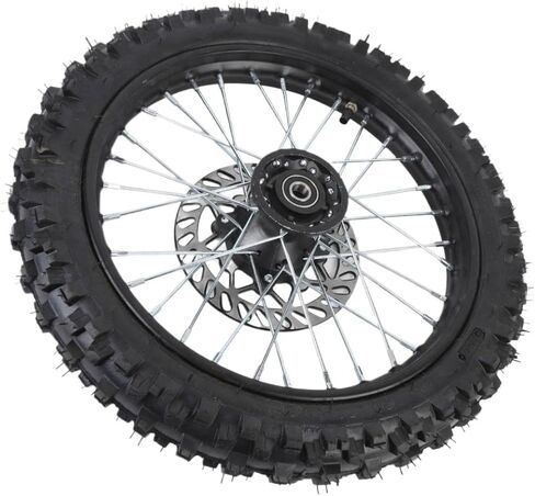 Bike Front Wheel Rim Tire Assembly 14 Inch Front Wheel Rim Tire Compatible With 125 140 150 160cc Pit Bike in Saudi Arabia