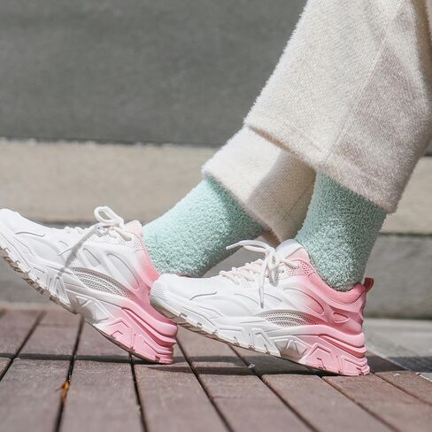 Trifabricy Fuzzy Socks - 5 Pairs Slipper Socks for Women, Non Slip Warm Cozy Sock, Women's Winter Fuzzy Slipper Sock in Saudi Arabia