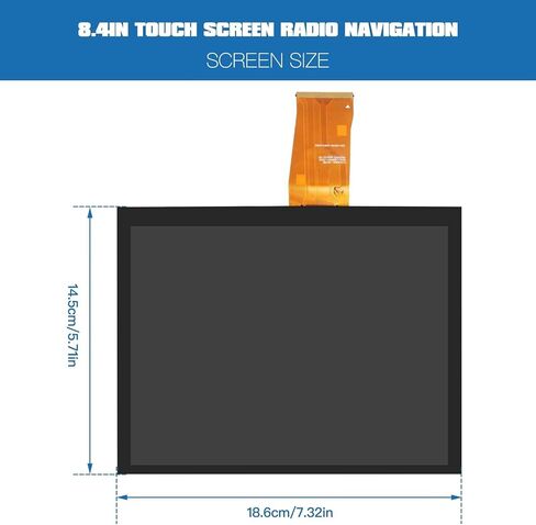 استبدال شاشة LCD تعمل باللمس لـ Uconnect 4C UAQ 8.4 بوصة شاشة LCD مع محول رقمي مناسب لشاحن دودج Scat Pack 392 سيدان 4 أبواب 6.4L 6424CC 392Cu. In. V8 GAS OHV يستنشق بشكل طبيعي 2019-2021 in Saudi Arabia