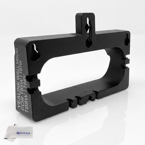 Yealink Wall Mount Bracket for T85W, T87W, T88W, T88V phones only (10 pack) - Secure Holder for Offices, Call Centers, Clinics, Durable Build, Fast Easy Install, Less Desk Clutter, with GTW Cloth in Saudi Arabia