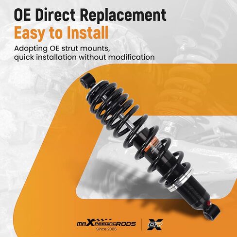 صدمات خلفية maXpeedingrods 7044139 لـ Polaris Ranger 500 4X4 2011-2022، لـ Polaris Ranger 570 2014-2022، لـ Ranger Crew 570 2014-2022، Ranger ETX 4X4 2015-2017، 7043548 7043886 Monotube الصدمات in Saudi Arabia