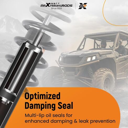 صدمات خلفية maXpeedingrods 7044139 لـ Polaris Ranger 500 4X4 2011-2022، لـ Polaris Ranger 570 2014-2022، لـ Ranger Crew 570 2014-2022، Ranger ETX 4X4 2015-2017، 7043548 7043886 Monotube الصدمات in Saudi Arabia