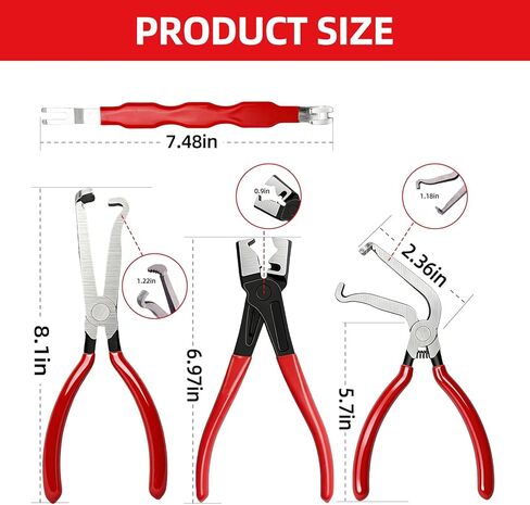 Electrical Disconnect Pliers - Automotive Terminal Connector Removal Tool Kit, Wire Connector Separator Pliers for Car Truck Wiring Harness Repair in Saudi Arabia