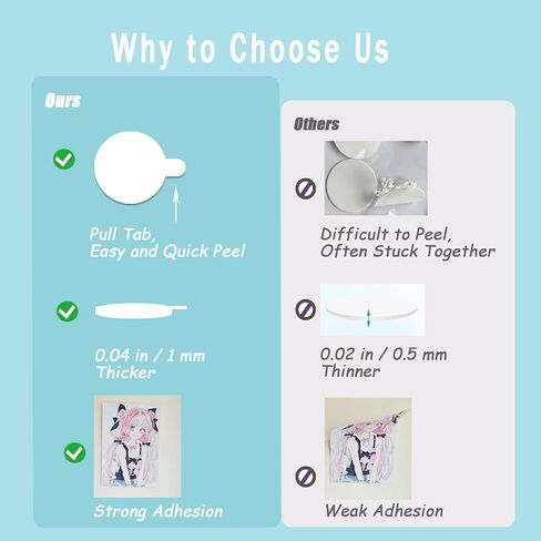 Double Sided Tape for Wall Hanging, 0.79" Sticky Tack Dots Strong Mounting Putty, Stickers Easy to Peel for Crafts, Poster, Balloons Decoration, 252 PCS Removable Tape in Saudi Arabia