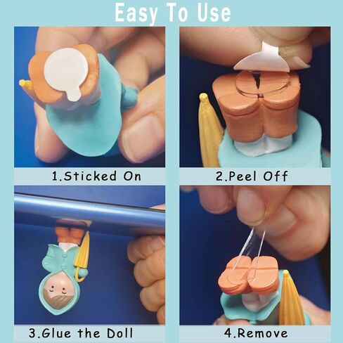 Double Sided Tape for Wall Hanging, 0.79" Sticky Tack Dots Strong Mounting Putty, Stickers Easy to Peel for Crafts, Poster, Balloons Decoration, 252 PCS Removable Tape in Saudi Arabia