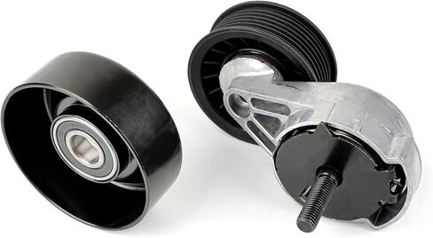 Tykick Serpentine Belt Tensioner Idler Pulley Drive Kit for Dodge D150 D250 D350 Dakota Durango Ram 1500 2500 3500 Ramcharger W150 W250 W350 1992-1993 1997-2003 3.9L 5.2L 5.9L V6 V8 Replaces 90K-38116 in Saudi Arabia