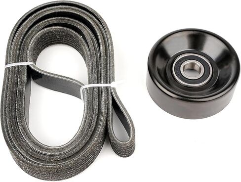 Tykick Serpentine Belt Tensioner Idler Pulley Drive Kit for Dodge D150 D250 D350 Dakota Durango Ram 1500 2500 3500 Ramcharger W150 W250 W350 1992-1993 1997-2003 3.9L 5.2L 5.9L V6 V8 Replaces 90K-38116 in Saudi Arabia