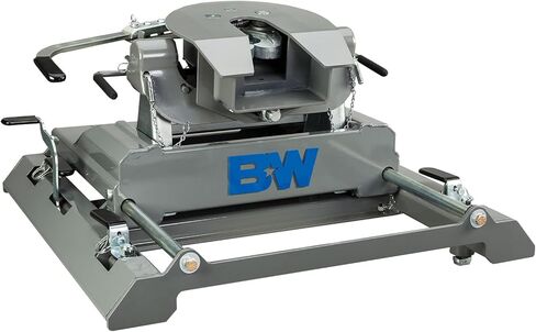وصلة وصلة المقطورة B&W رفيق OEM المنزلق للعجلة الخامسة - متوافقة مع نظام شفروليه/GM OEM Puck لعام 2020-2026 - RVK3775 in Kuwait
