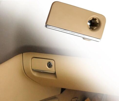سيارة قفاز مقصورة صندوق غطاء التبديل قبضة قفل ثقب لمرسيدس بنز W164 X164 GL ML فئة الأدوات التبديل غطاء (رمادي) in Kuwait