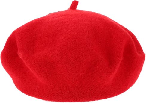 Hemoton Women’s Strawberry Beret Hat Red Knit Decorative Beanie Cap Stylish Performance Party Headwear in Saudi Arabia