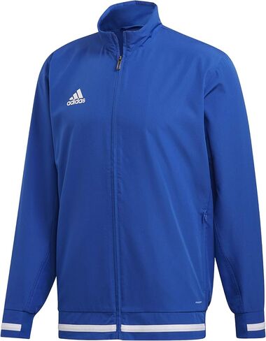 adidas Team 19 Full Zip Woven Jacket | Power Red/White | Small in Saudi Arabia
