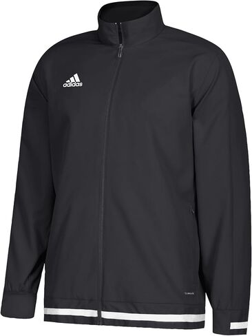 adidas Team 19 Full Zip Woven Jacket | Power Red/White | Small in Saudi Arabia
