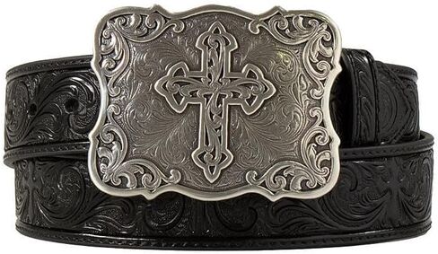 M&F Western Kids 3D 1 1/4" Center Bump Belt in Saudi Arabia