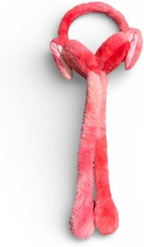 Cute Plush Bunny Earmuffs for Teens, Girls & Women – Soft Warm Fuzzy Winter Ear Warmers. in Saudi Arabia