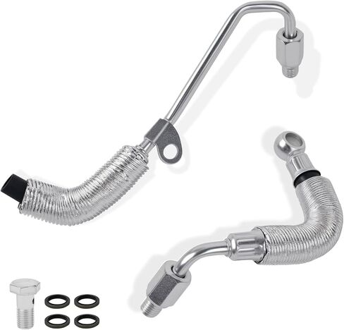 55567067 55568031 Turbocharger Cooling Feed Line Pipe & Coolant Return Hose Line Compatible With Chevy Buick Vehicle 2011-2021 Cruze Sonic Trax 2013-2021 Encore - Durable and Easy Install in Saudi Arabia