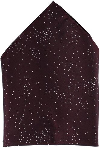 Trafalgar Men's Mystere Metallic Star Light 12 x 12 Silk Pocket Square in Saudi Arabia