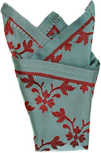 Pocket Square | Silk Handwoven Banarasi Fabric for Formal & Casual Events, Gifting- Set of 2 in Saudi Arabia