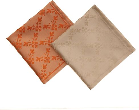 Pocket Square | Silk Handwoven Banarasi Fabric for Formal & Casual Events, Gifting- Set of 2 in Saudi Arabia