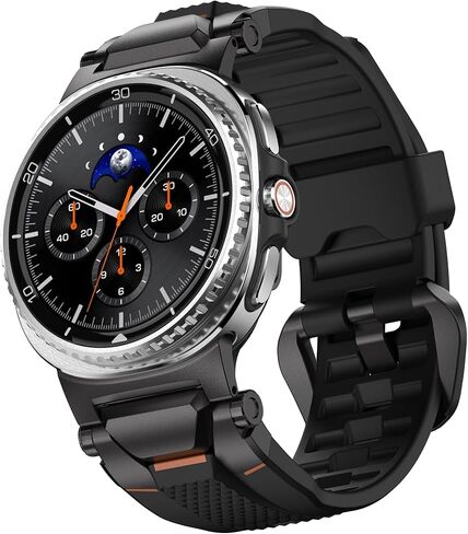 Fltimal Watch Band for Samsung Galaxy Watch 8 40mm/44mm/Classic 46mm متوافق مع فرق حزام Samsung Watch for Men Sport Fands for Watch Rugged Premium TPU & Metal in Kuwait