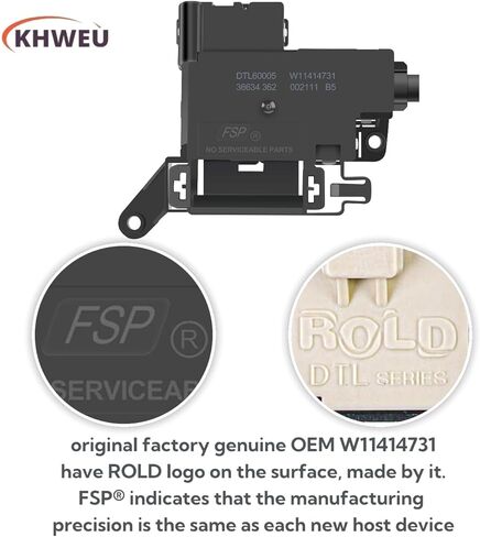【Original Factory Authentic】 W11414731 W11513248 OEM(UR,CE-Certification) Washer Lid Lock Switch Latch Replace WTW5010LW0 WTW5057LW0 DTL6000 WTW5015LW0 MVW5430MW0 WTW5015LW1 AP7002928 PD00073744 in Saudi Arabia