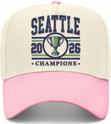 Seattle 2026 Champions Hat | Circle | Premium Adjustable Snapback Baseball Trucker Hats for Men & Women in Saudi Arabia