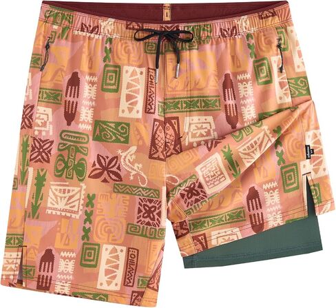 maamgic Mens Swim Trunks 9" with Zipper Pockets, Quick Dry Board Shorts, 4-Way Stretch Compression Lined Bathing Suits in Kuwait