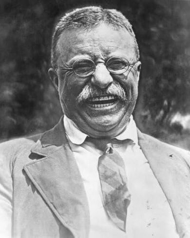New 8x10 Photo: A Laughing Theodore - Teddy - Roosevelt in Saudi Arabia