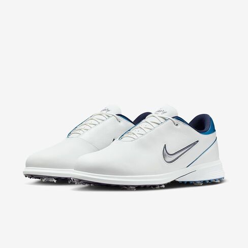 حذاء الجولف Nike Victory Tour 4 (أبيض سامت/أزرق كورت/فضي معدني) in Kuwait