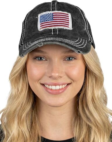 Funky Junque Dad Hat Unisex Mesh Trucker Distressed Vintage Patch Baseball Cap in Kuwait