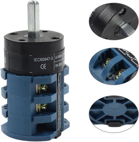 SIKUAI 66mm*40mm Motor Forward Reverse Switch Tire Changer Machine 25A Black Plastic 1pc in Saudi Arabia