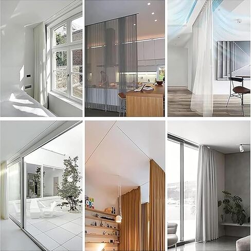 حاجز ستائر من الألومنيوم شديد التحمل، قابل للتعديل 100-600 سم، تصميم موجة مائية لتعزيز حجب الضوء، مثالي للمكتب وغرفة المعيشة وستائر غرفة النوم in Kuwait
