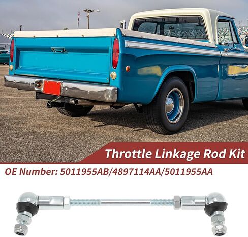 No.5011955AB قضيب ربط الخانق لدودج D250 D350 5.9L ديزل 1989-1991 لدودج W250 W350 5.9L ديزل 1989-1991 طقم وصلة خانق قابل للتعديل in Kuwait