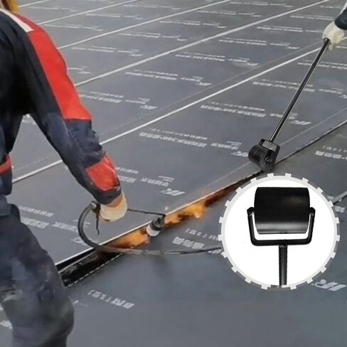 أسطوانة التماس السقف شديدة التحمل للغشاء المقاوم للماء، أداة دوارة بمقبض طويل مقاس 52 بوصة لتسقيف PVC، TPO، غشاء EPDM in Kuwait