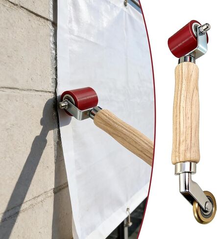 2 Pcs Seam Roller, 40mm Silicone Seam Roller with 6mm Brass Details, Smooth Seam Roller Tool for PVC/TPO/EPDM Single-Ply Roofing Tape in Kuwait